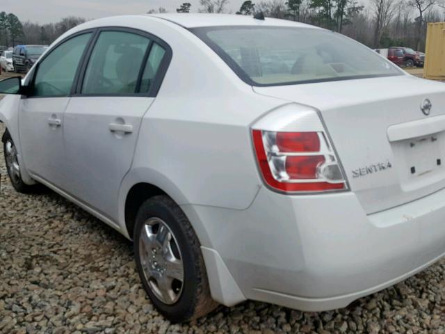 3N1AB61EX7L658467 - 2007 NISSAN SENTRA 2.0 WHITE photo 3