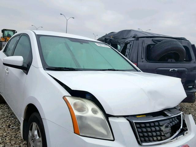 3N1AB61EX7L658467 - 2007 NISSAN SENTRA 2.0 WHITE photo 9