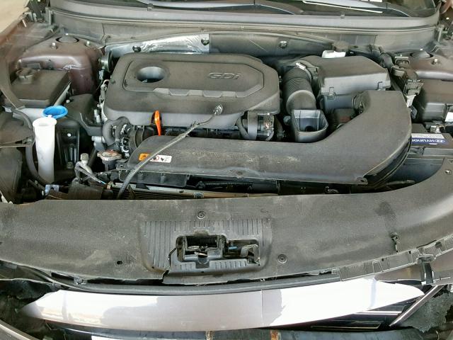 5NPE34AF3FH039135 - 2015 HYUNDAI SONATA SPO BROWN photo 7