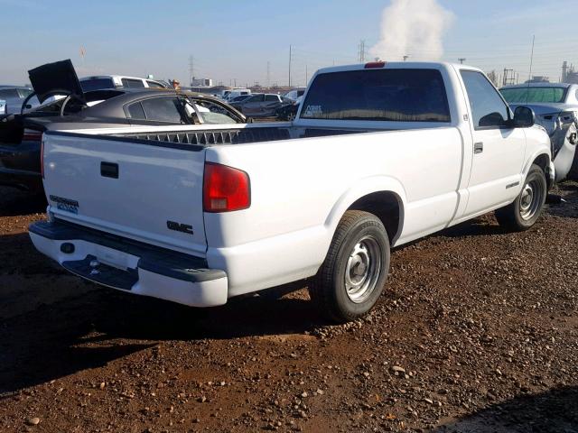 1GTCS14X0W8515384 - 1998 GMC SONOMA WHITE photo 4