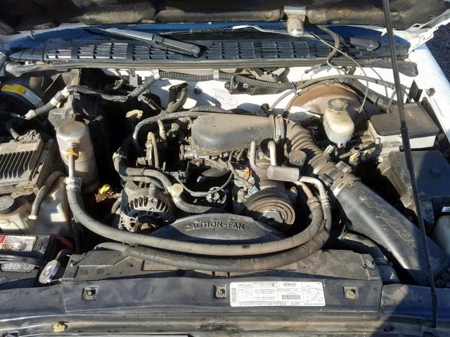 1GTCS14X0W8515384 - 1998 GMC SONOMA WHITE photo 7