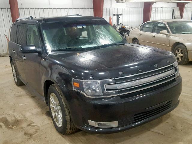 2FMHK6C87FBA11114 - 2015 FORD FLEX SEL BLACK photo 1