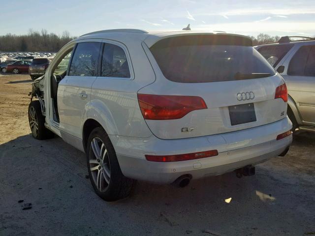 WA1BV94L57D012807 - 2007 AUDI Q7 4.2 QUA WHITE photo 3