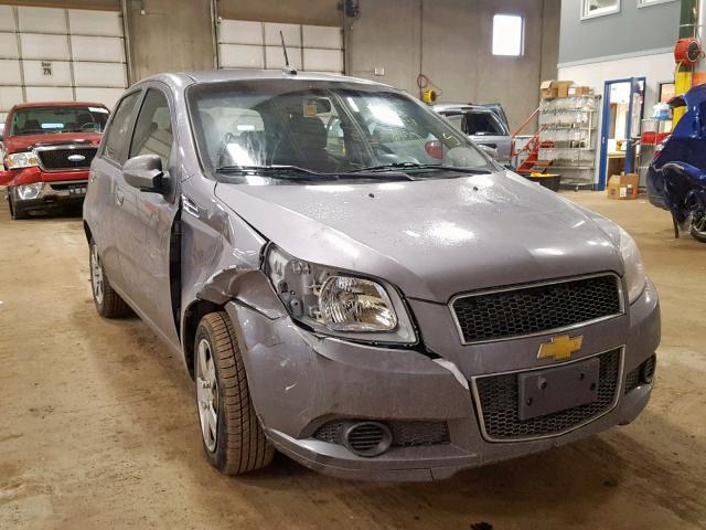 KL1TD6DE8BB214260 - 2011 CHEVROLET AVEO LS GRAY photo 1