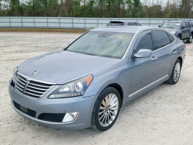 KMHGH4JH5EU084086 - 2014 HYUNDAI EQUUS SIGN GRAY photo 2