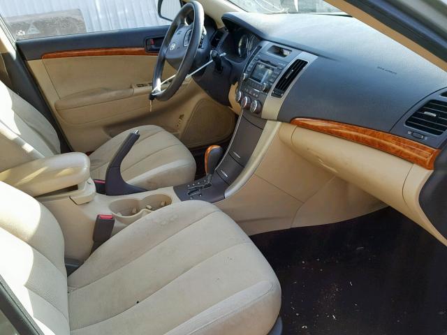 5NPET46CX9H437185 - 2009 HYUNDAI SONATA GLS 灰色 照片 5