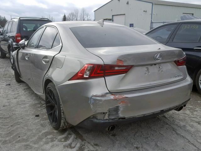 JTHCE1D27E5002160 - 2014 LEXUS IS 350 GRAY photo 3