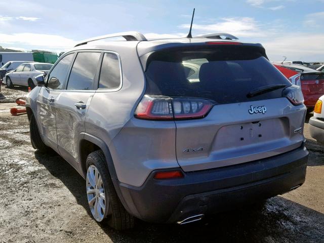 1C4PJMCX6KD127505 - 2019 JEEP CHEROKEE L SILVER photo 3