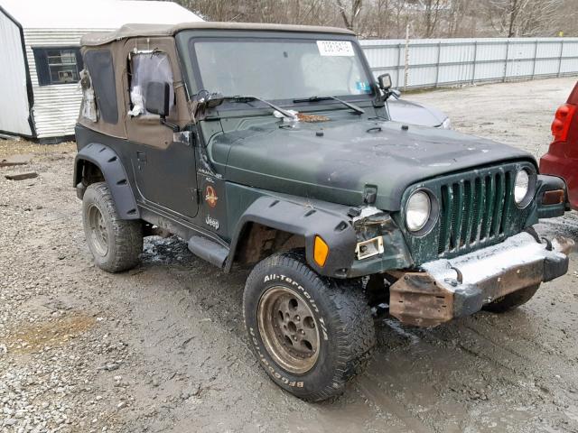 1J4FY49S3WP790984 - 1998 JEEP WRANGLER / GREEN photo 9