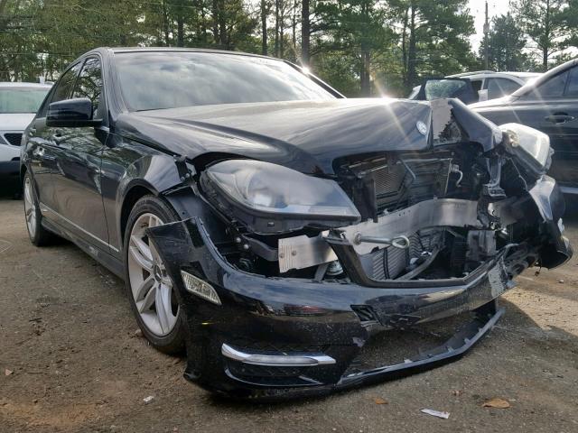 WDDGF4HB1DR257329 - 2013 MERCEDES-BENZ C 250 BLACK photo 1