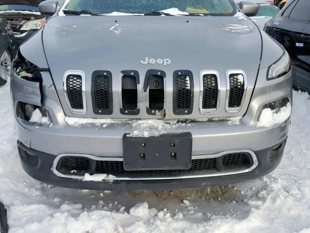 1C4PJMDSXGW223927 - 2016 JEEP CHEROKEE L GRAY photo 9