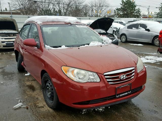 KMHDU4ADXAU862629 - 2010 HYUNDAI ELANTRA BL RED photo 1