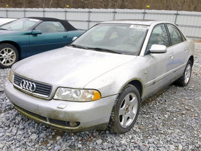 WAUDH28D6YA190953 - 2000 AUDI A4 2.8 QUA SILVER photo 2