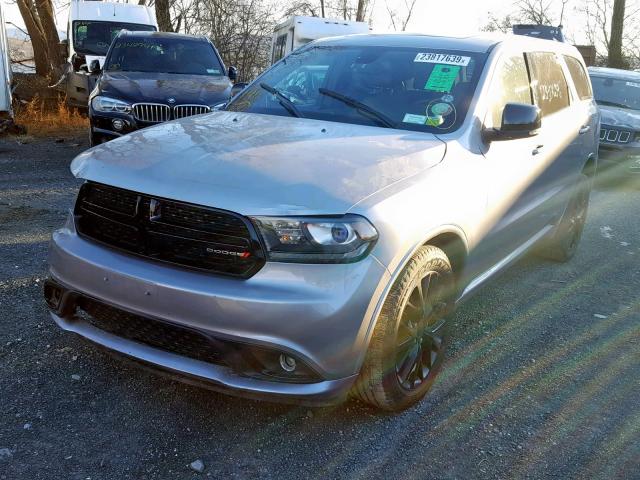 1C4RDJDG8FC202858 - 2015 DODGE DURANGO LI SILVER photo 2