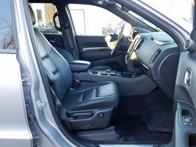 1C4RDJDG8FC202858 - 2015 DODGE DURANGO LI SILVER photo 5