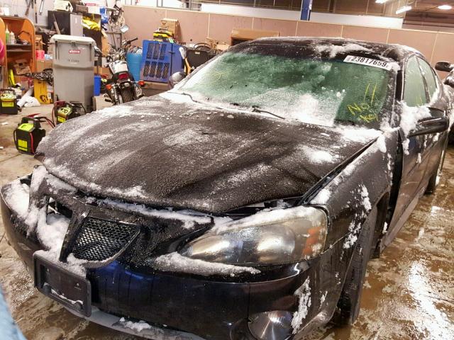 2G2WP552361127405 - 2006 PONTIAC GRAND PRIX BLACK photo 2