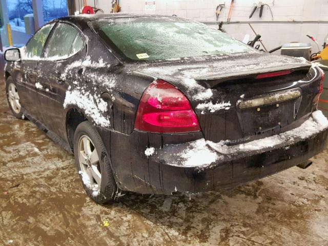 2G2WP552361127405 - 2006 PONTIAC GRAND PRIX BLACK photo 3