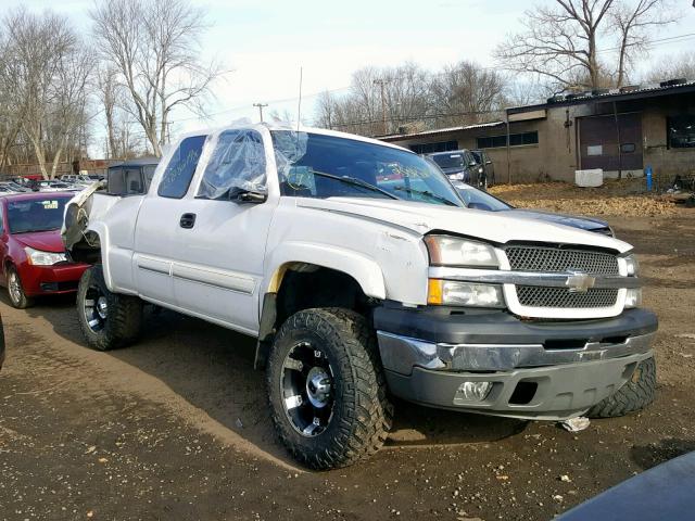 2GCEK19T041378753 - 2004 CHEVROLET SILVERADO WHITE photo 1