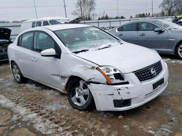 3N1AB61E37L600443 - 2007 NISSAN SENTRA 2.0 WHITE photo 1