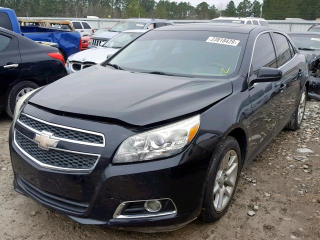 1G11F5SR7DF135127 - 2013 CHEVROLET MALIBU 2LT BLACK photo 2