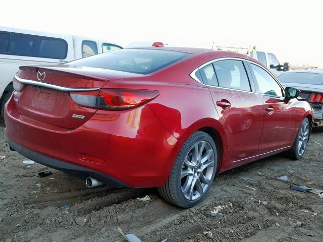 JM1GJ1W68E1150050 - 2014 MAZDA 6 GRAND TO RED photo 4