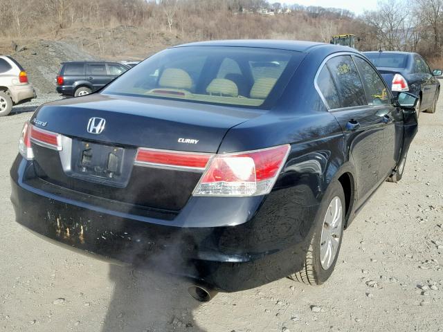 1HGCP2F34CA175373 - 2012 HONDA ACCORD LX 黑色 照片 4