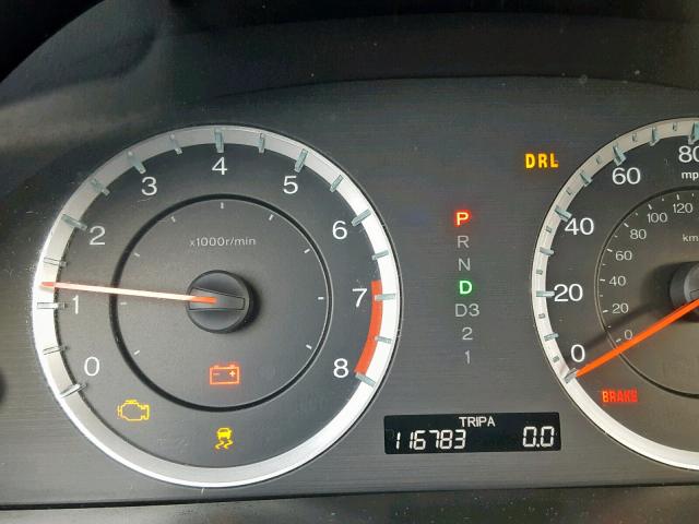 1HGCP2F34CA175373 - 2012 HONDA ACCORD LX 黑色 照片 8