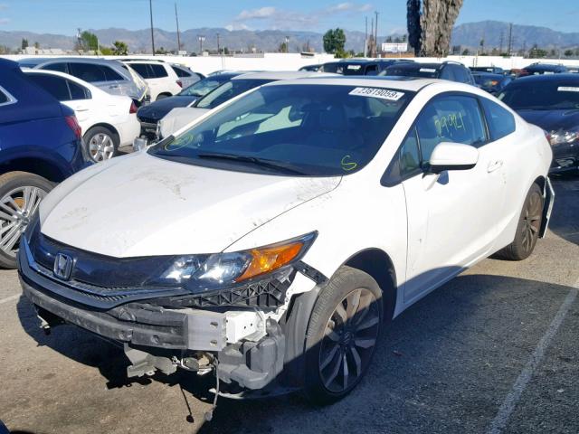 2HGFG3B0XFH525464 - 2015 HONDA CIVIC EXL WHITE photo 2