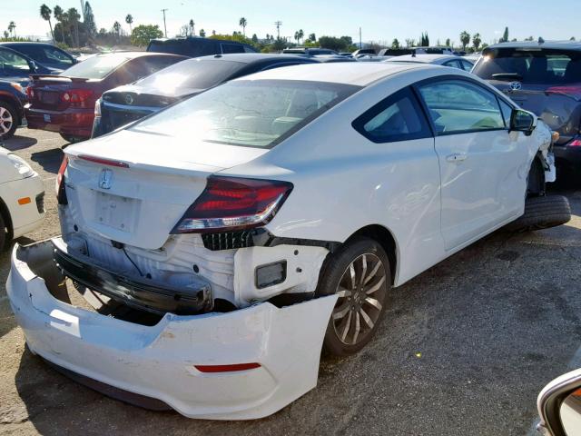 2HGFG3B0XFH525464 - 2015 HONDA CIVIC EXL WHITE photo 4