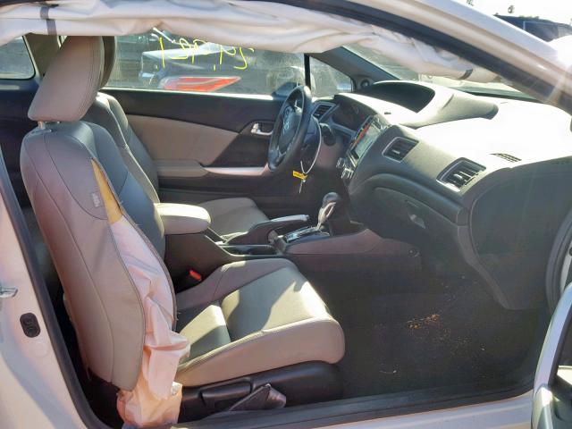 2HGFG3B0XFH525464 - 2015 HONDA CIVIC EXL WHITE photo 5