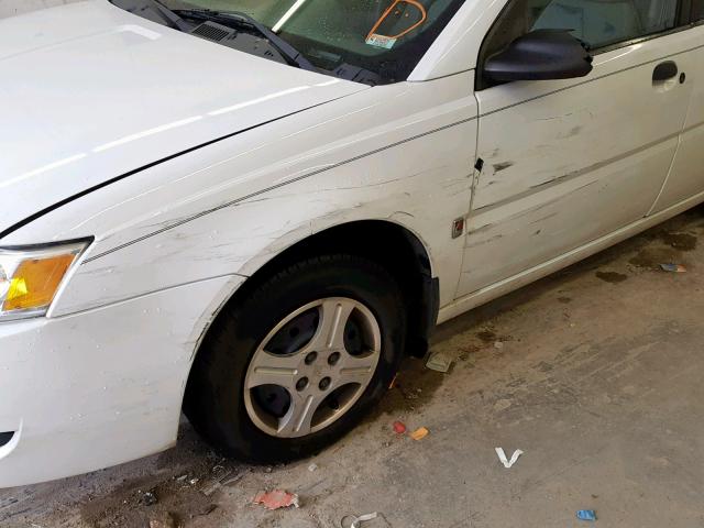 1G8AG52F44Z200616 - 2004 SATURN ION LEVEL WHITE photo 9