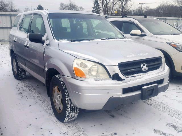 2HKYF181X5H563894 - 2005 HONDA PILOT LX 银色 照片 1