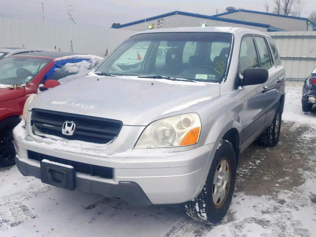 2HKYF181X5H563894 - 2005 HONDA PILOT LX 银色 照片 2