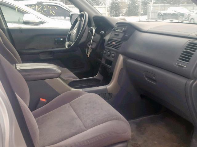 2HKYF181X5H563894 - 2005 HONDA PILOT LX 银色 照片 5