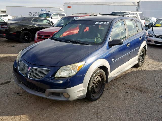 5Y2SL65816Z434305 - 2006 PONTIAC VIBE BLUE photo 2