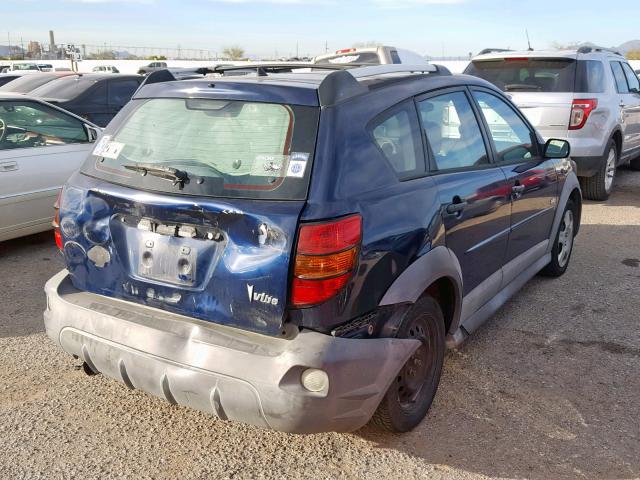 5Y2SL65816Z434305 - 2006 PONTIAC VIBE BLUE photo 4