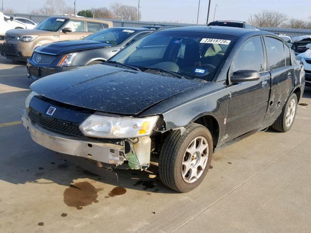 1G8AZ52F53Z201220 - 2003 SATURN ION LEVEL BLACK photo 2