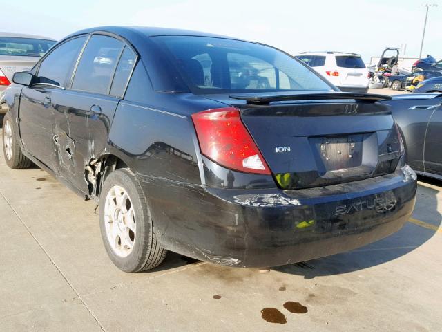 1G8AZ52F53Z201220 - 2003 SATURN ION LEVEL BLACK photo 3