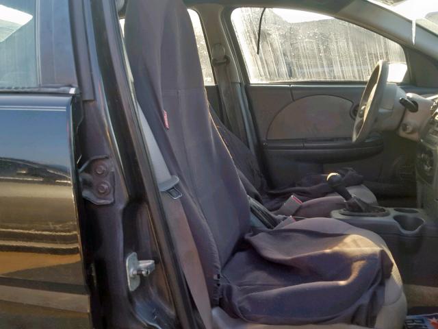 1G8AZ52F53Z201220 - 2003 SATURN ION LEVEL BLACK photo 5