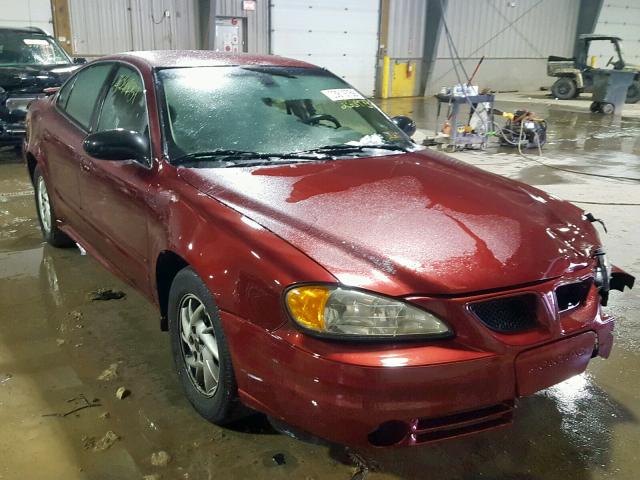 1G2NF52F93C198779 - 2003 PONTIAC GRAND AM S MAROON photo 1