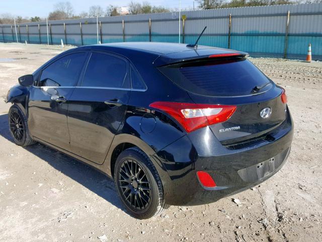 KMHD35LHXGU289328 - 2016 HYUNDAI ELANTRA GT BLACK photo 3