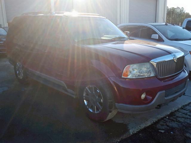 5LMFU28R54LJ28566 - 2004 LINCOLN NAVIGATOR Бордовый фото 1