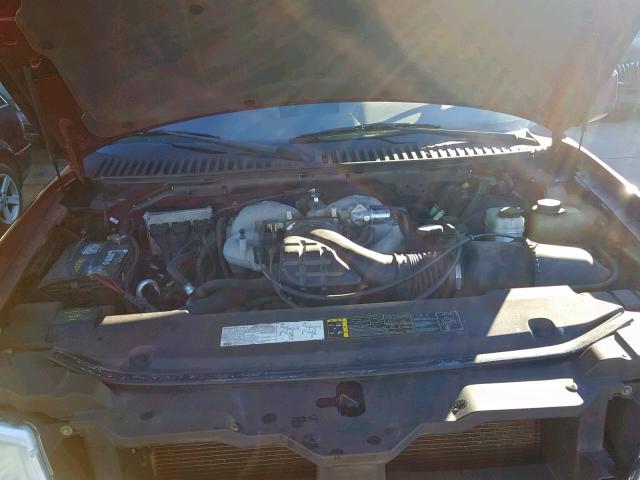 5LMFU28R54LJ28566 - 2004 LINCOLN NAVIGATOR Бордовый фото 7