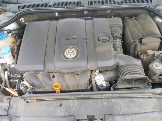 3VWLP7AJ1CM322086 - 2012 VOLKSWAGEN JETTA SEL SILVER photo 7