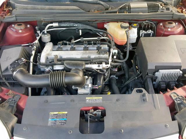 1G1ZS58F87F290625 - 2007 CHEVROLET MALIBU LS წითელი ფოტო 7