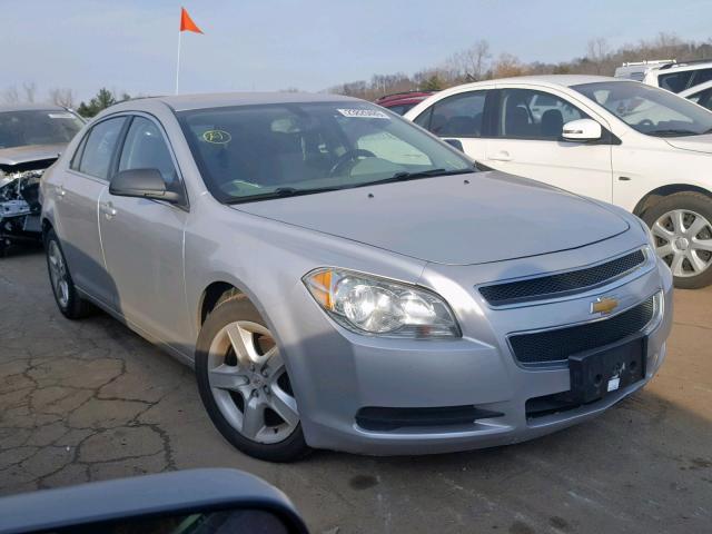 1G1ZA5EB5A4154444 - 2010 CHEVROLET MALIBU LS SILVER photo 1