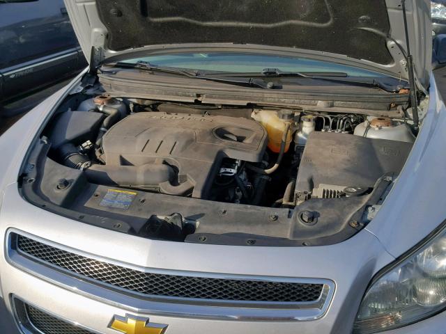1G1ZA5EB5A4154444 - 2010 CHEVROLET MALIBU LS SILVER photo 7