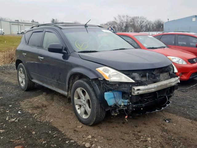 JN8AZ08W15W436805 - 2005 NISSAN MURANO SL BLACK photo 1