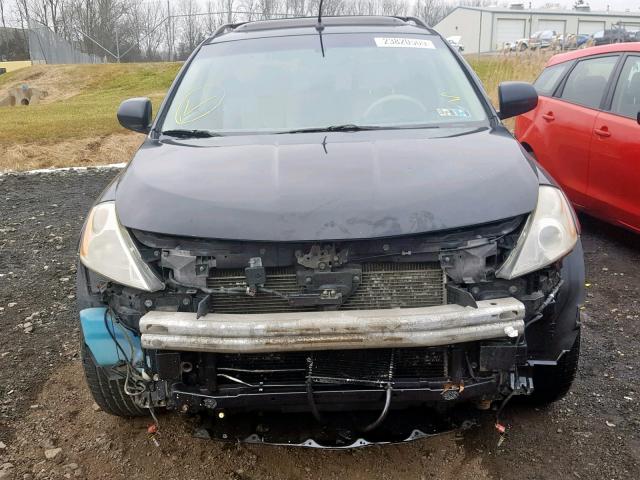 JN8AZ08W15W436805 - 2005 NISSAN MURANO SL BLACK photo 9