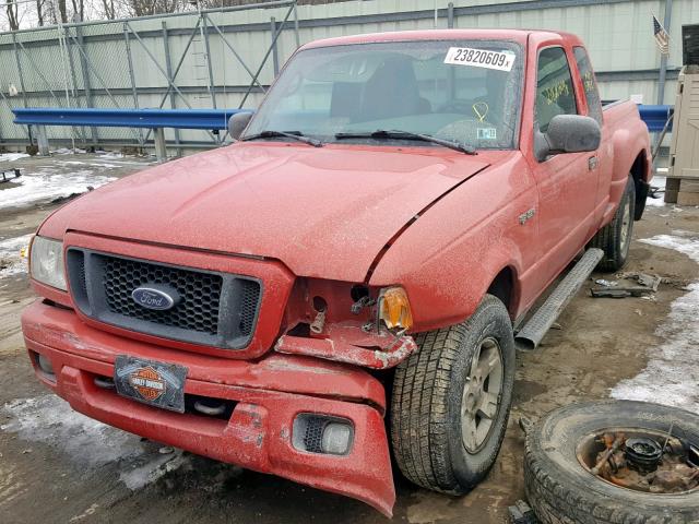 1FTZR45E64PA87408 - 2004 FORD RANGER SUP RED photo 2